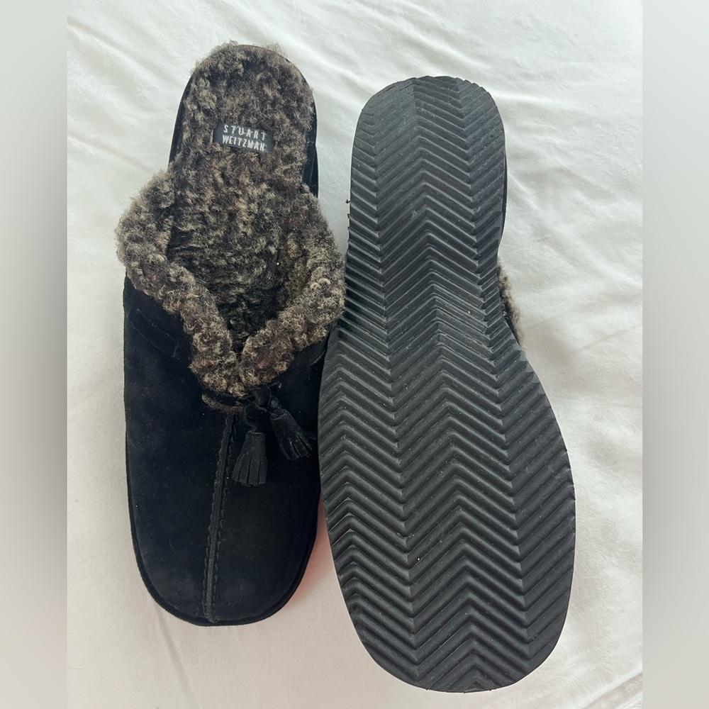 Stuart Whitman shearling clogs - Picture 4 of 6